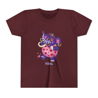 Piklez™ Youth Short Sleeve Tee – "Full of Love!" Graphic Shirt | Smile Universe Collection