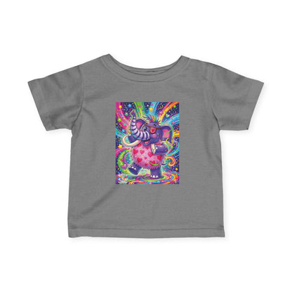Piklez™ Infant Fine Jersey Tee – "Born to Celebrate!" Graphic Shirt | Smile Universe Collection