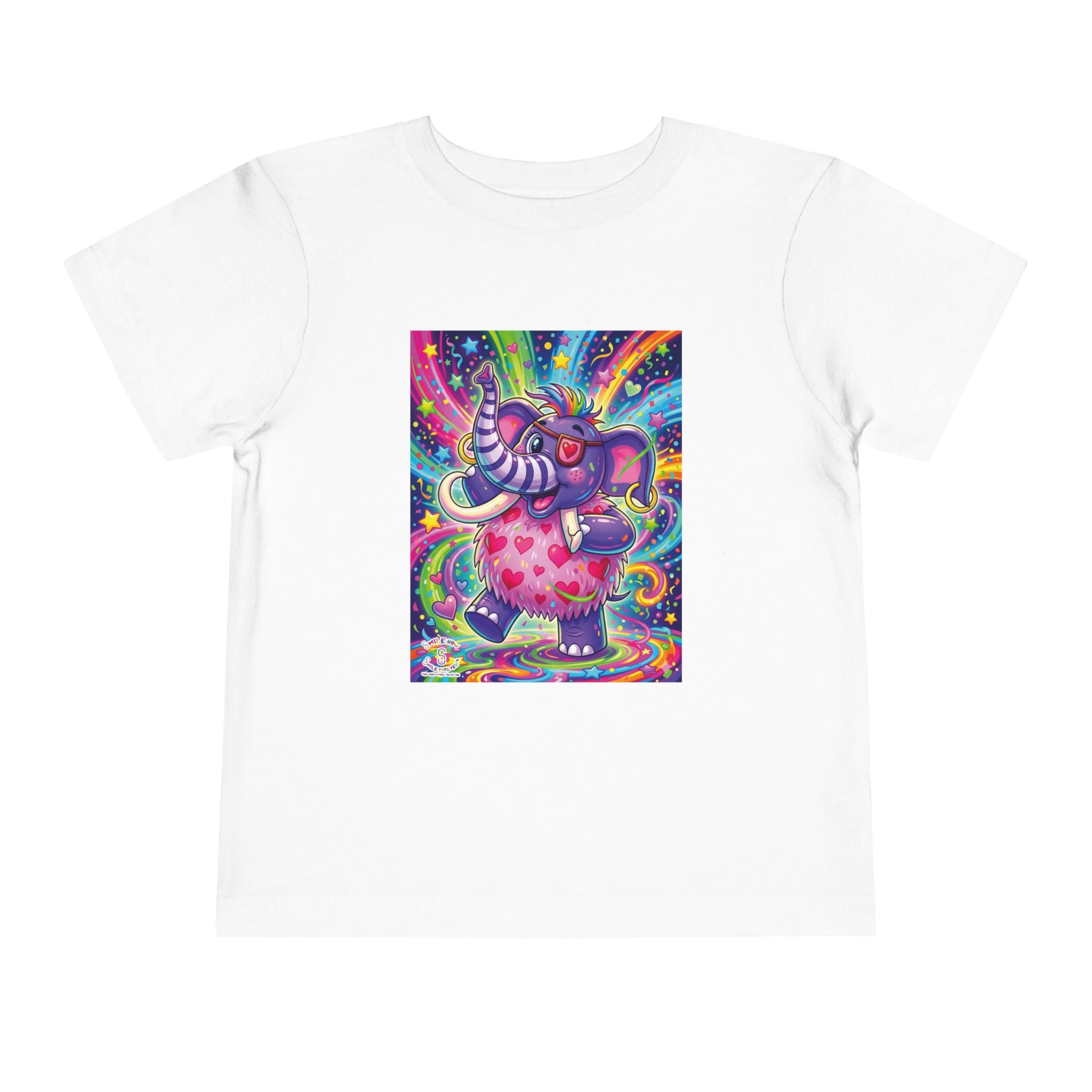 Piklez™ Toddler Short Sleeve Tee – "Born to Celebrate!" Graphic Shirt | Smile Universe Collection