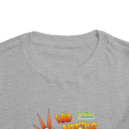 TuBz™ Rockstar Kids T-Shirt - "Who Hotter Than Me!" Graphic Tee | Smile Universe TuBz4Kidz Collection