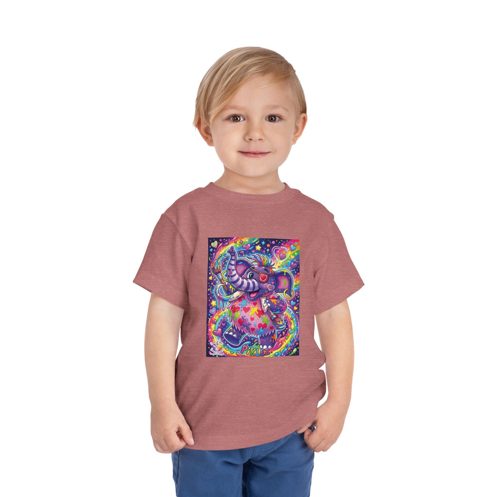 Piklez™ Toddler Short Sleeve Tee – "Magic Paint!" Graphic Shirt | Smile Universe Collection