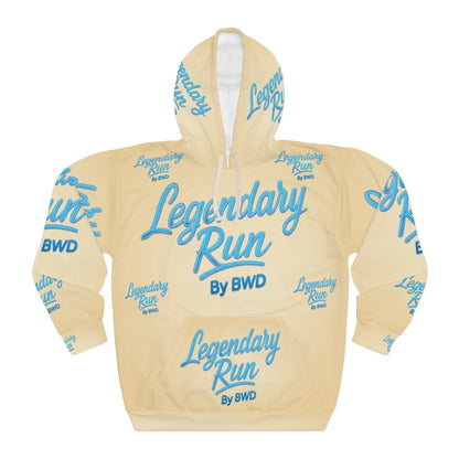 Legendary Run All-Over Print Hoodie — Pullover