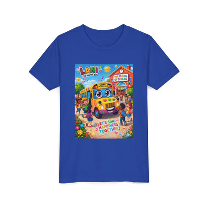 Lani™ Youth Short Sleeve Tee – "Let's Sing Happiness Together!" Graphic