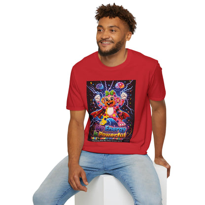 Panz™ Unisex Softstyle T-Shirt  for Adult– "My Energy is Powerful" Graphic Tee | Smile Universe Collection