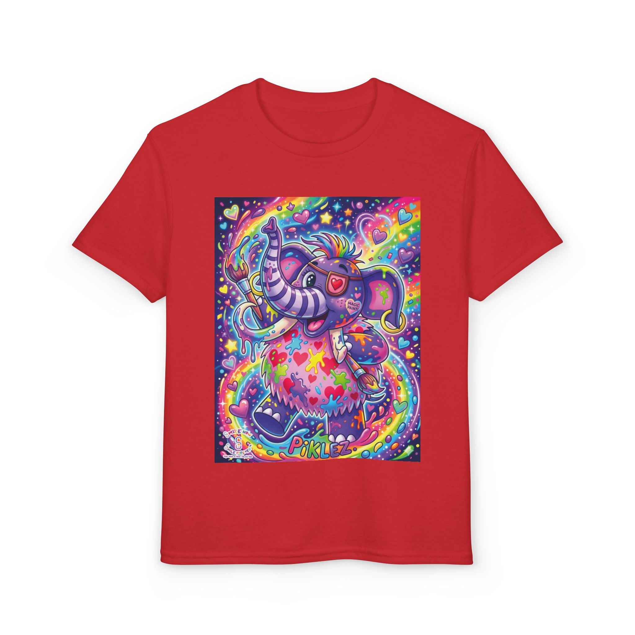 Piklez™ Youth DryBlend® T-Shirt – "Magic Paint!" Graphic Shirt | Smile Universe Collection