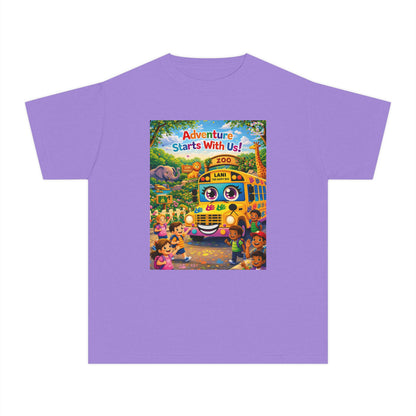 Lani™ Youth Midweight Tee – "Adventure Starts With Us!" Graphic