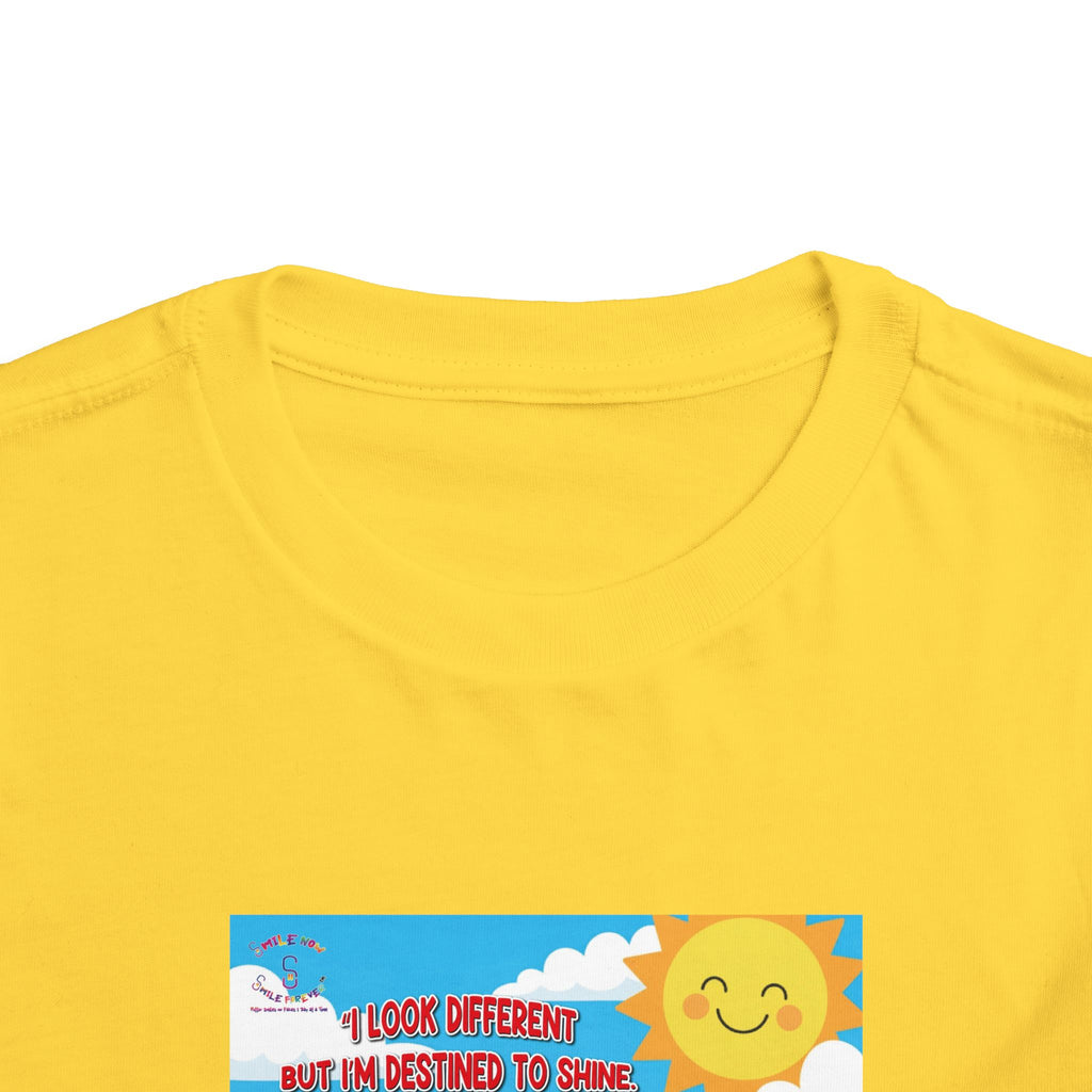 Piklez™ Toddler Tee – “Destined to Shine” Graphic Shirt | Smile Universe Collection