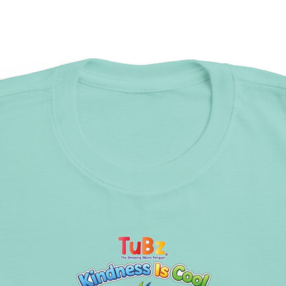 TuBz™ "Kindness Is Cool" Kids T-Shirt - Positive Message Graphic Tee | Smile Universe TuBz4Kidz