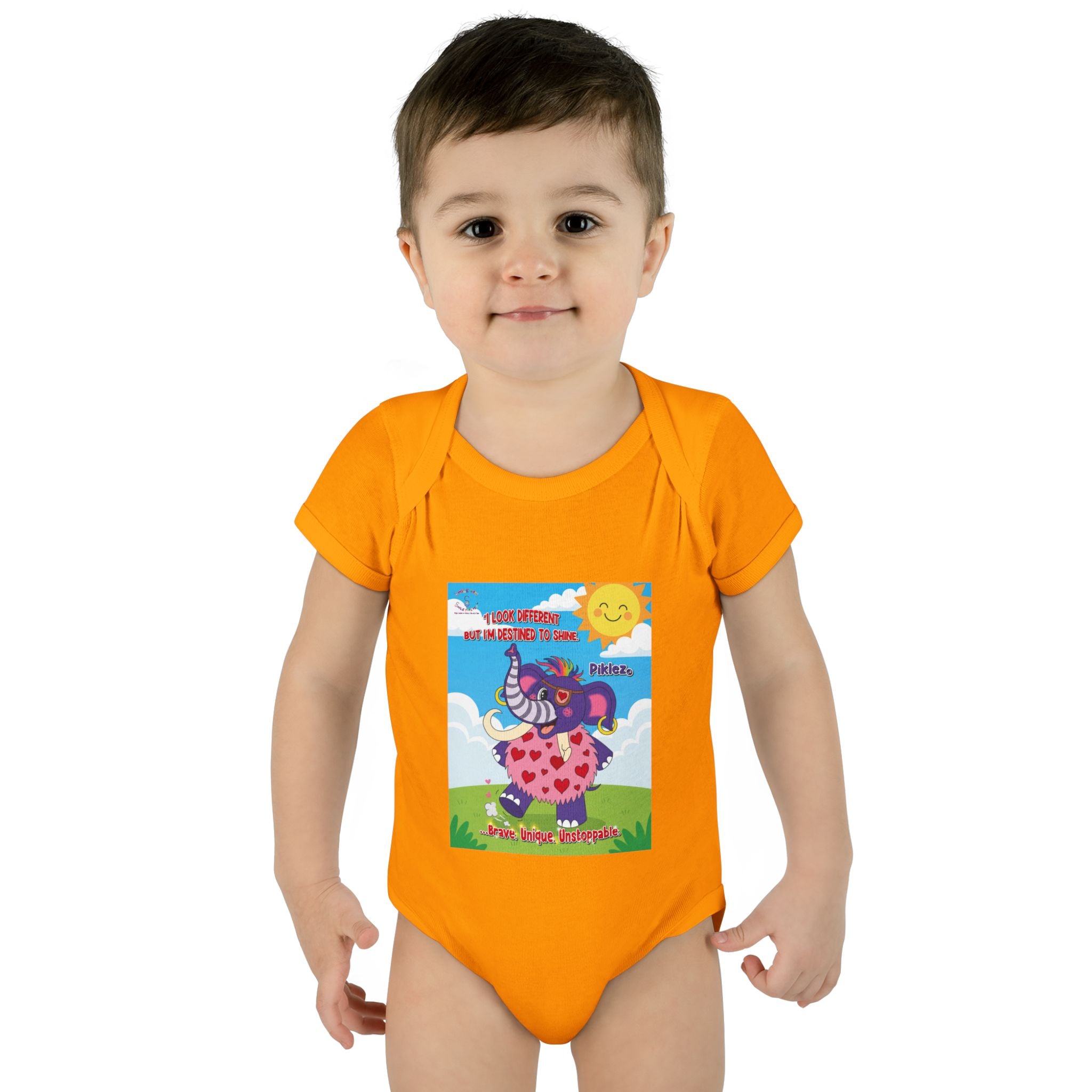 Piklez™ Infant Bodysuit – “Destined to Shine” Baby Outfit | Smile Universe Collection
