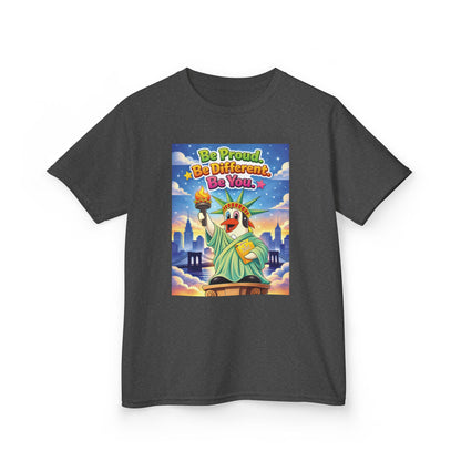 TuBz™M "Be Proud. Be Different. Be You." Kids T-Shirt - Inspirational Graphic Tee