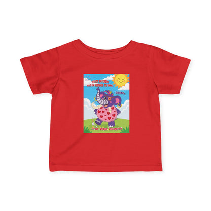 Piklez™ Infant Fine Jersey Tee – “Destined to Shine” Baby Shirt | Smile Universe Piklez Collection