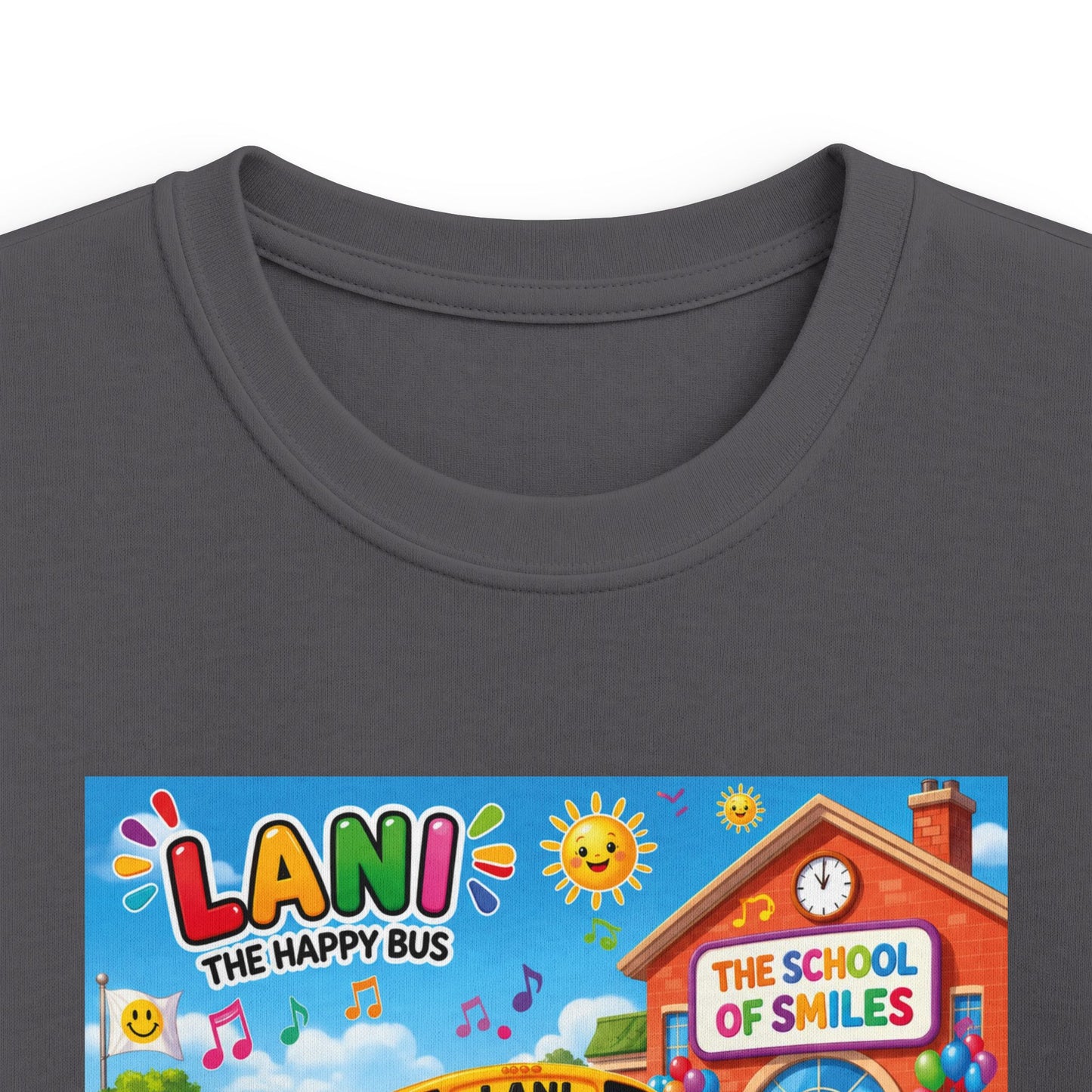Lani™ Kids Softstyle Tee – "Let's Sing Happiness Together!" Graphic
