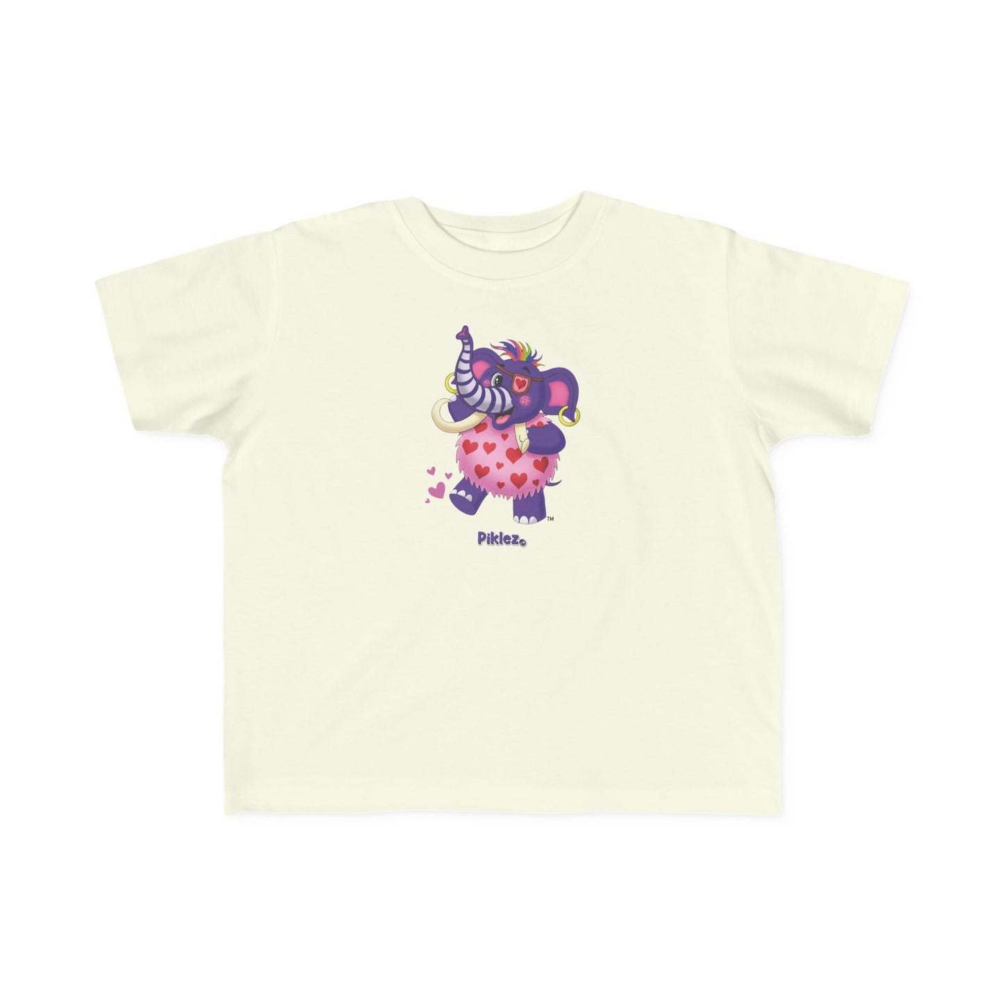 Piklez™ Toddler's Fine Jersey Tee – "Full of Love!" Graphic Shirt | Smile Universe Collection