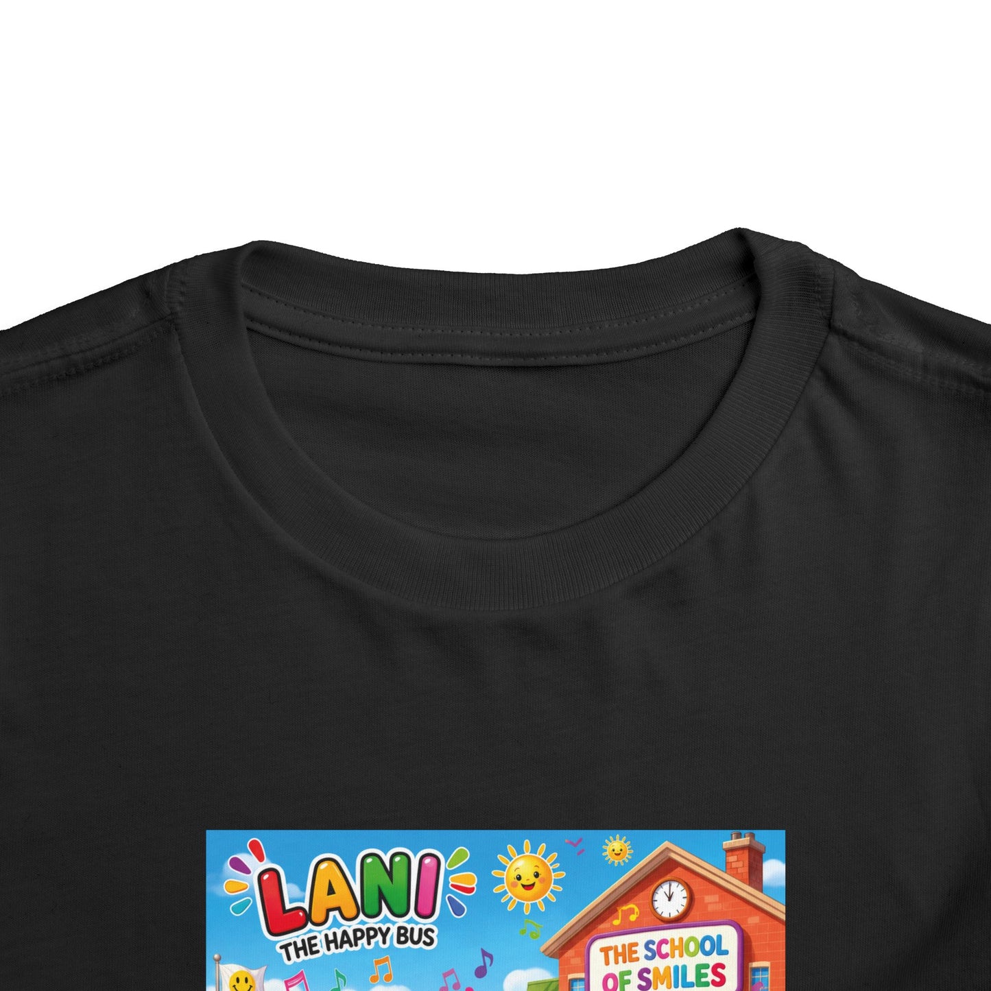 Lani™ Toddler Short Sleeve Tee – "Let's Sing Happiness Together!" Graphic