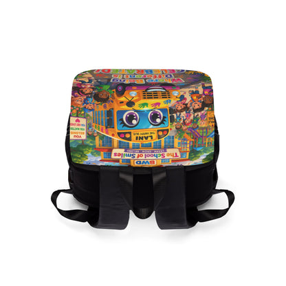 Lani™ Unisex Casual Shoulder Backpack – "Where Being Different is CELEBRATED!" Graphic