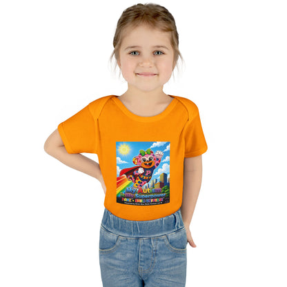 Panz™ Infant Baby Rib Bodysuit – "My Autism is My Superpower" Graphic | Smile Universe Collection
