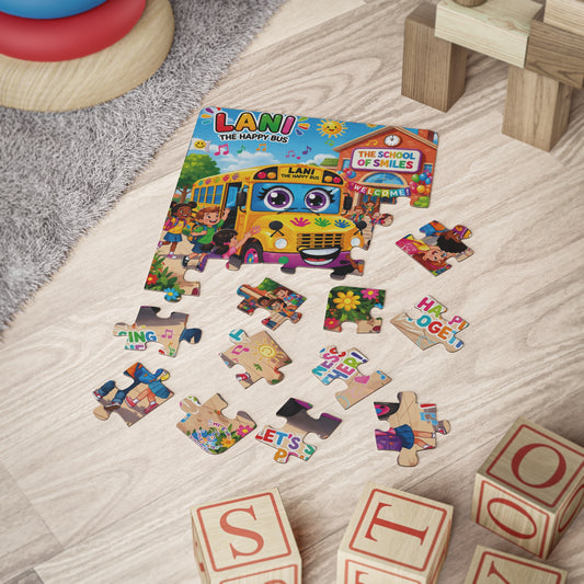 Lani™ Kids' Puzzle, 30-Piece – "Let's Sing Happiness Together!" Graphic