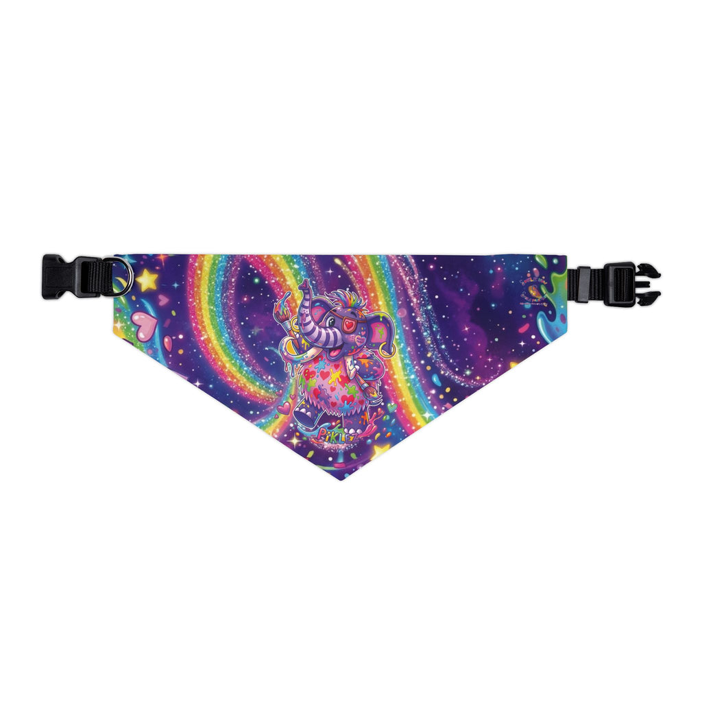 Piklez™ Pet Bandana Collar – "Full of Love!" Graphic | Smile Universe Collection
