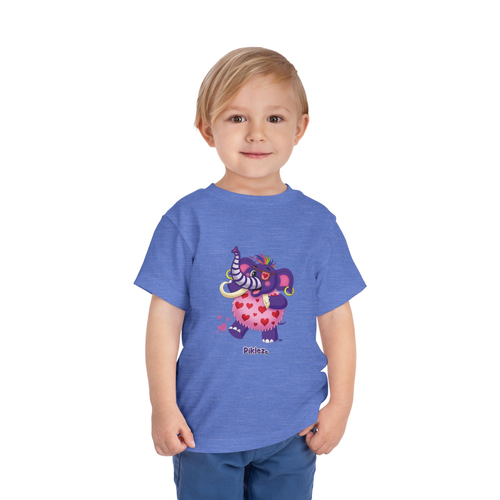 Piklez™ Toddler Short Sleeve Tee – "Full of Love!" Graphic Shirt | Smile Universe Collection