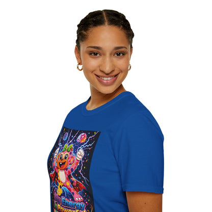 Panz™ Unisex Softstyle T-Shirt  for Adult– "My Energy is Powerful" Graphic Tee | Smile Universe Collection