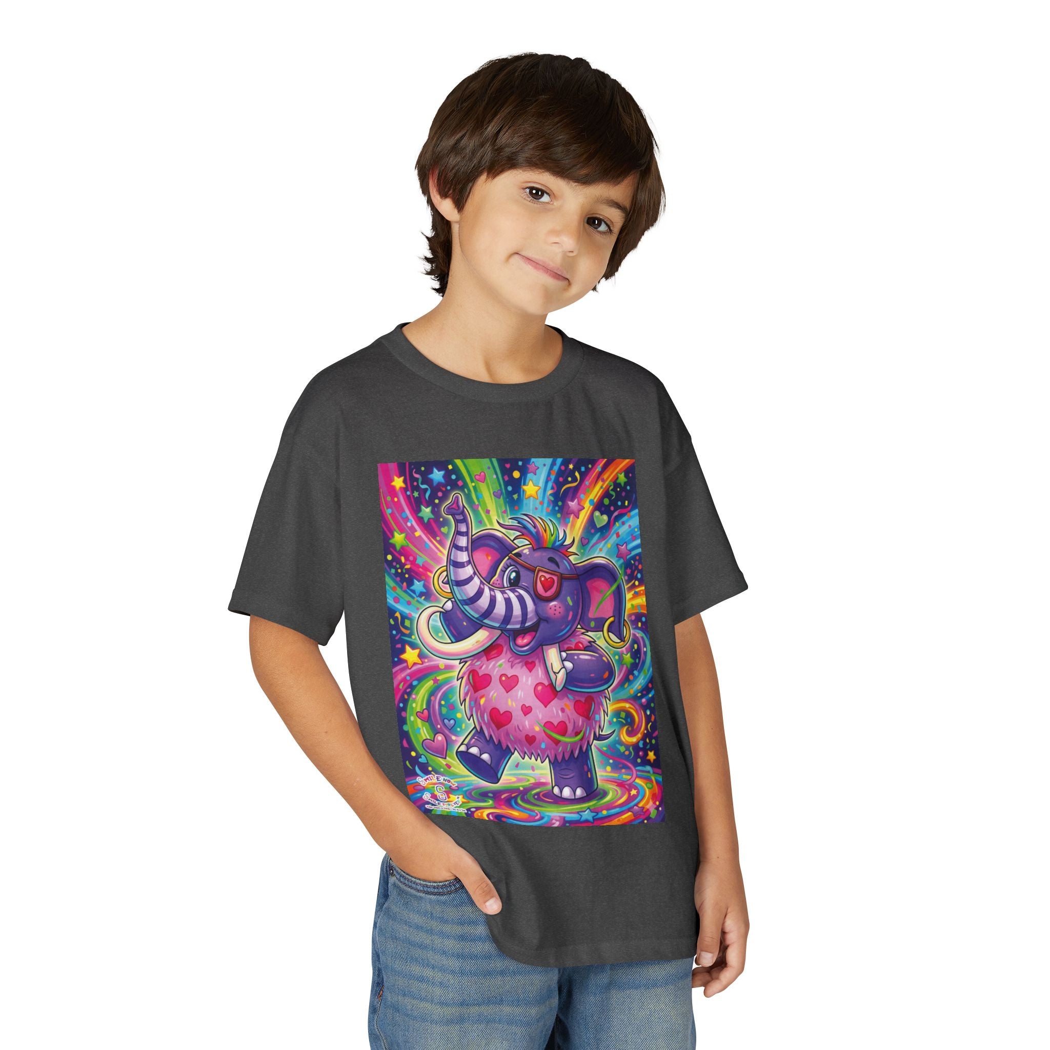 Piklez™ Youth DryBlend® T-Shirt – "Born to Celebrate!" Graphic Shirt | Smile Universe Collection