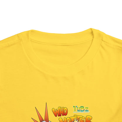 TuBz™ Rockstar Kids T-Shirt - "Who Hotter Than Me!" Graphic Tee | Smile Universe TuBz4Kidz Collection