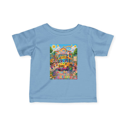 Lani™ Infant Fine Jersey Tee – "Where Being Different is CELEBRATED!" Graphic Shirt