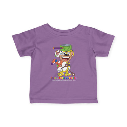 Potz™ Infant Fine Jersey Tee – Playful Graphic Tee | Smile Universe Collection