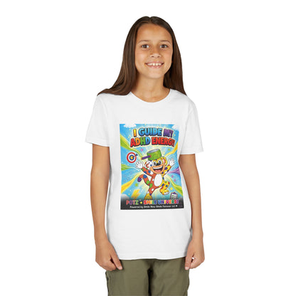 Potz™ Youth Short Sleeve Tee – "I Guide My ADHD Energy!" Graphic Tee | Smile Universe Collection