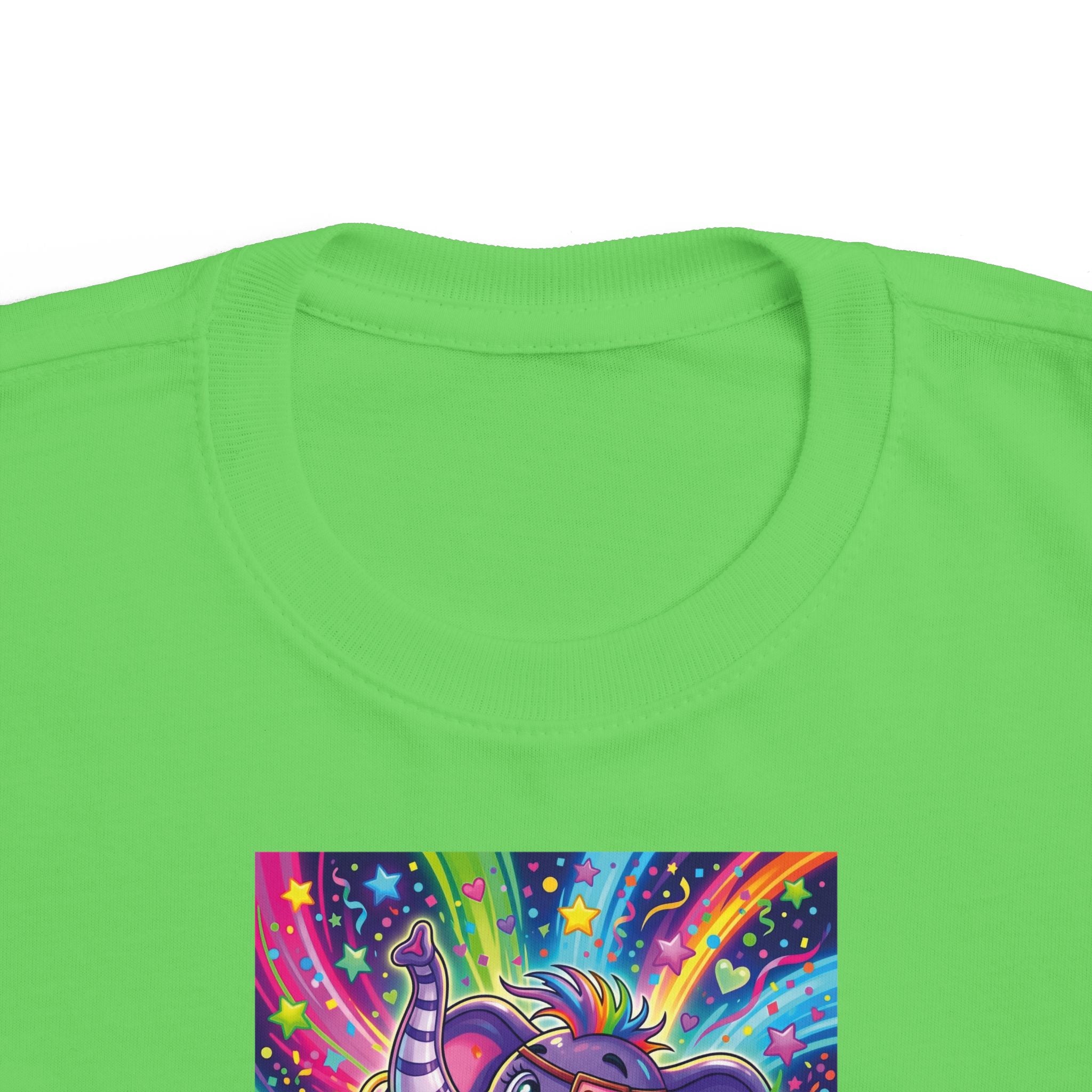 Piklez™ Toddler's Fine Jersey Tee – "Born to Celebrate!" Graphic Shirt | Smile Universe Collection