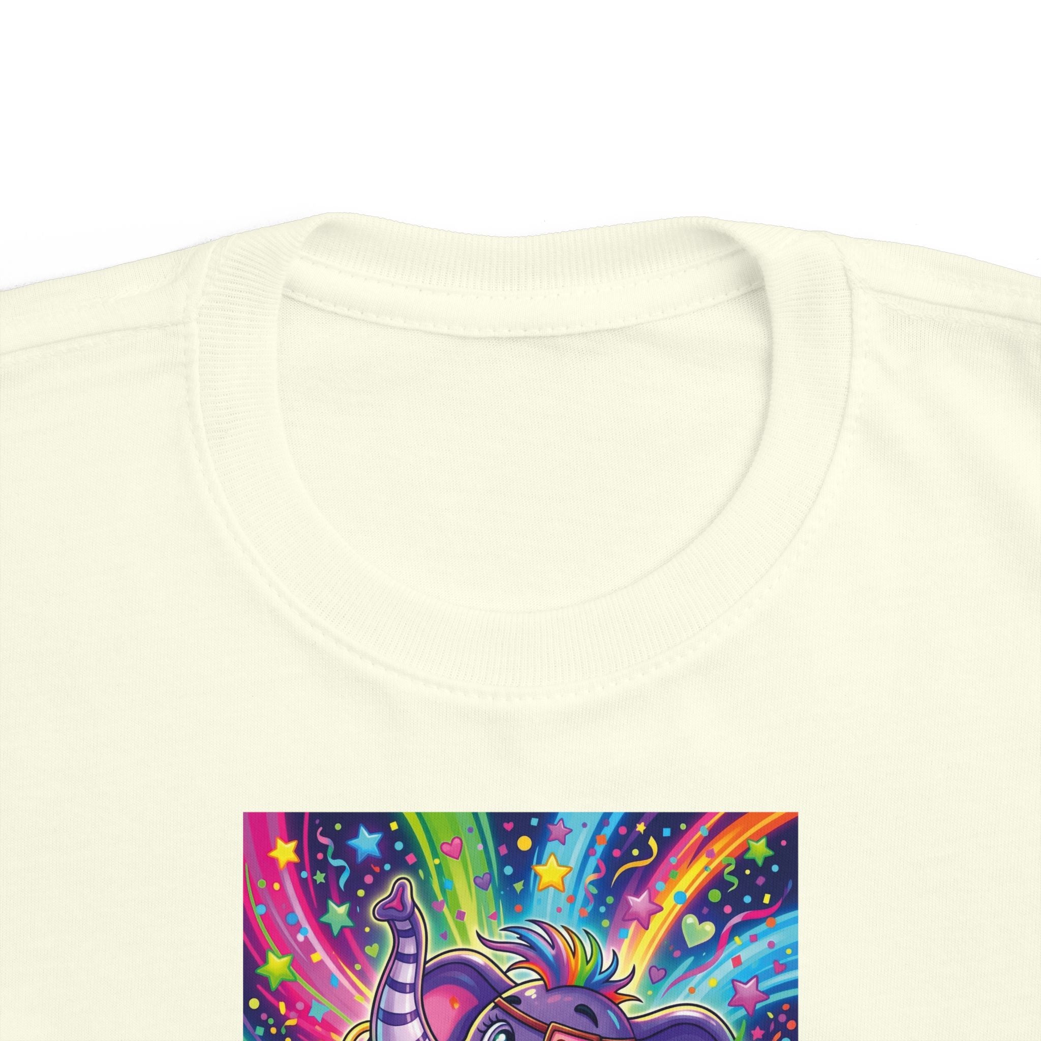 Piklez™ Toddler's Fine Jersey Tee – "Born to Celebrate!" Graphic Shirt | Smile Universe Collection