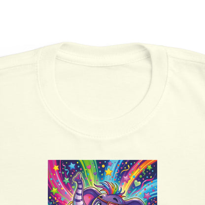 Piklez™ Toddler's Fine Jersey Tee – "Born to Celebrate!" Graphic Shirt | Smile Universe Collection