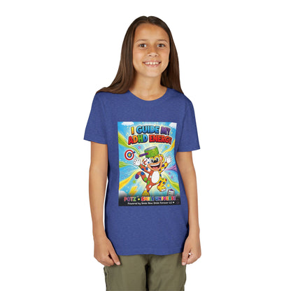 Potz™ Youth Short Sleeve Tee – "I Guide My ADHD Energy!" Graphic Tee | Smile Universe Collection