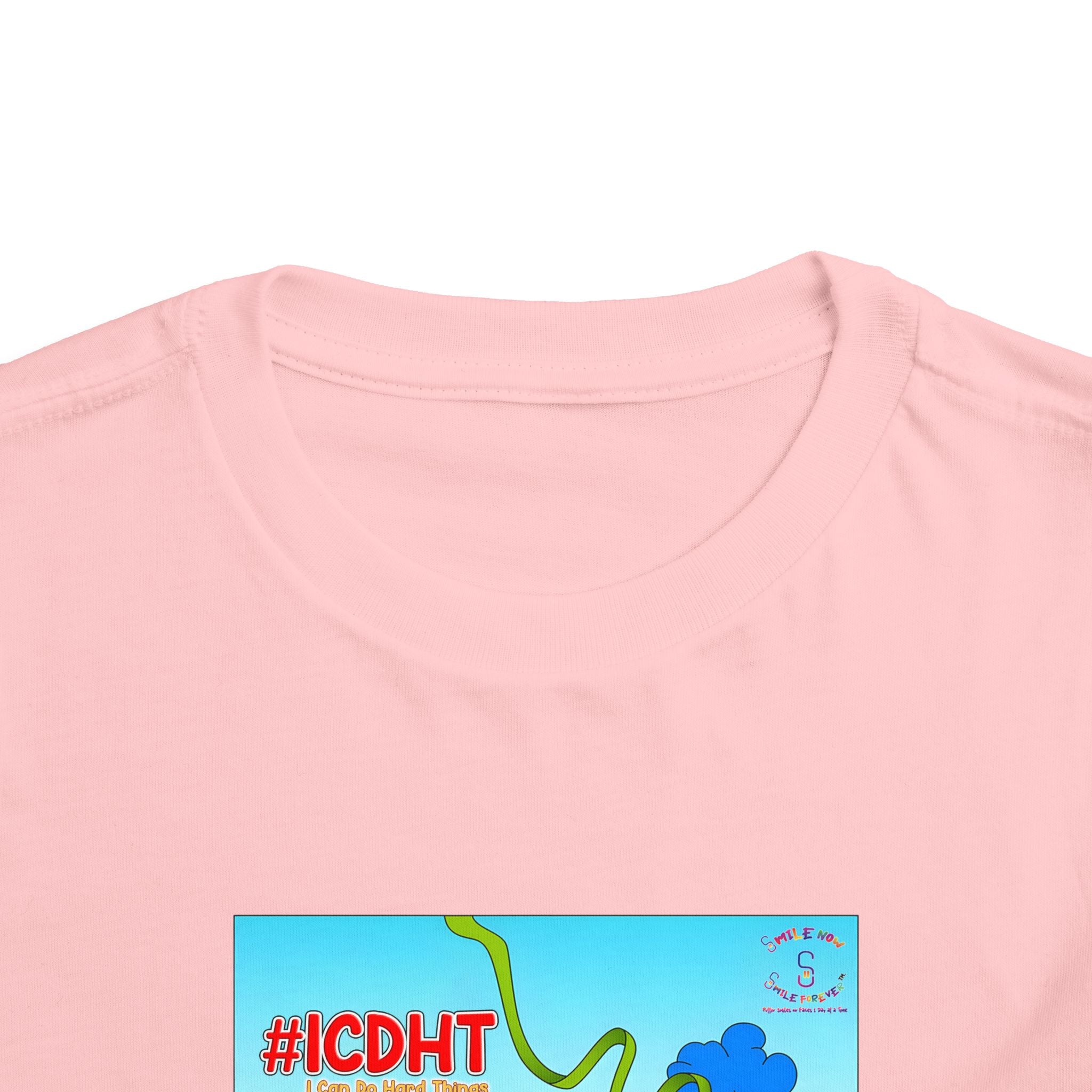 TuBz™ "I Can Do Hard Things" Toddler T-Shirt | Toddler Short Sleeve Tee  - Positive Kids Graphic Tee
