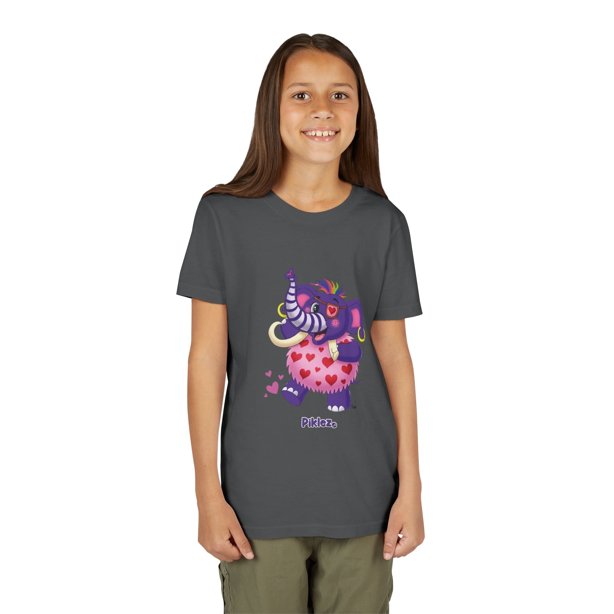 Piklez™ Youth Short Sleeve Tee – "Full of Love!" Graphic Shirt | Smile Universe Collection
