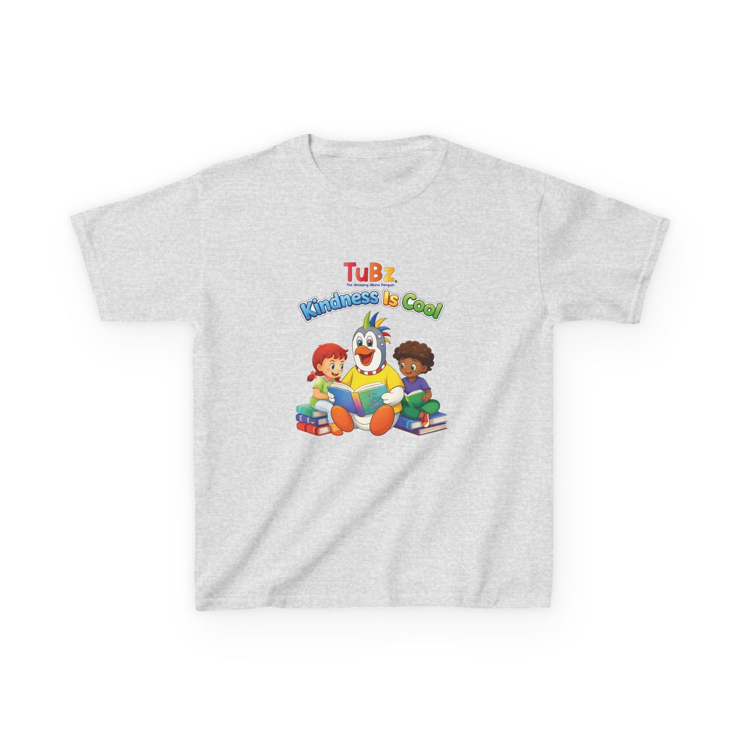 TuBz™ "Kindness Is Cool" Kids T-Shirt - Positive Message Graphic Tee | Smile Universe TuBz4Kidz