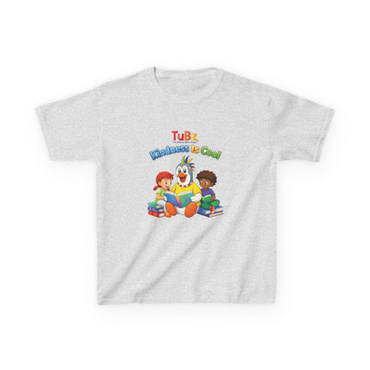TuBz™ "Kindness Is Cool" Kids T-Shirt - Positive Message Graphic Tee | Smile Universe TuBz4Kidz