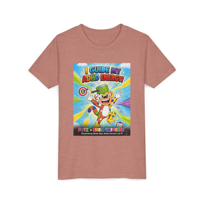 Potz™ Youth Short Sleeve Tee – "I Guide My ADHD Energy!" Graphic Tee | Smile Universe Collection