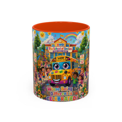 Lani™ Colorful Mug (11oz & 15oz) – "Where Being Different is CELEBRATED!" Graphic