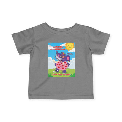 Piklez™ Infant Fine Jersey Tee – “Destined to Shine” Baby Shirt | Smile Universe Piklez Collection