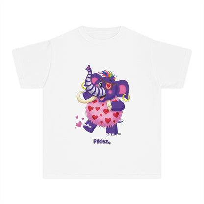 Piklez™ Youth Midweight Tee – "Full of Love!" Graphic Shirt | Smile Universe Collection