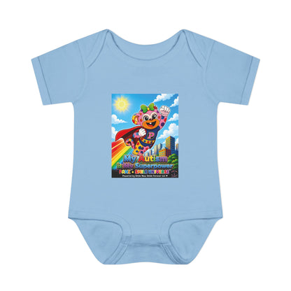 Panz™ Infant Baby Rib Bodysuit – "My Autism is My Superpower" Graphic | Smile Universe Collection