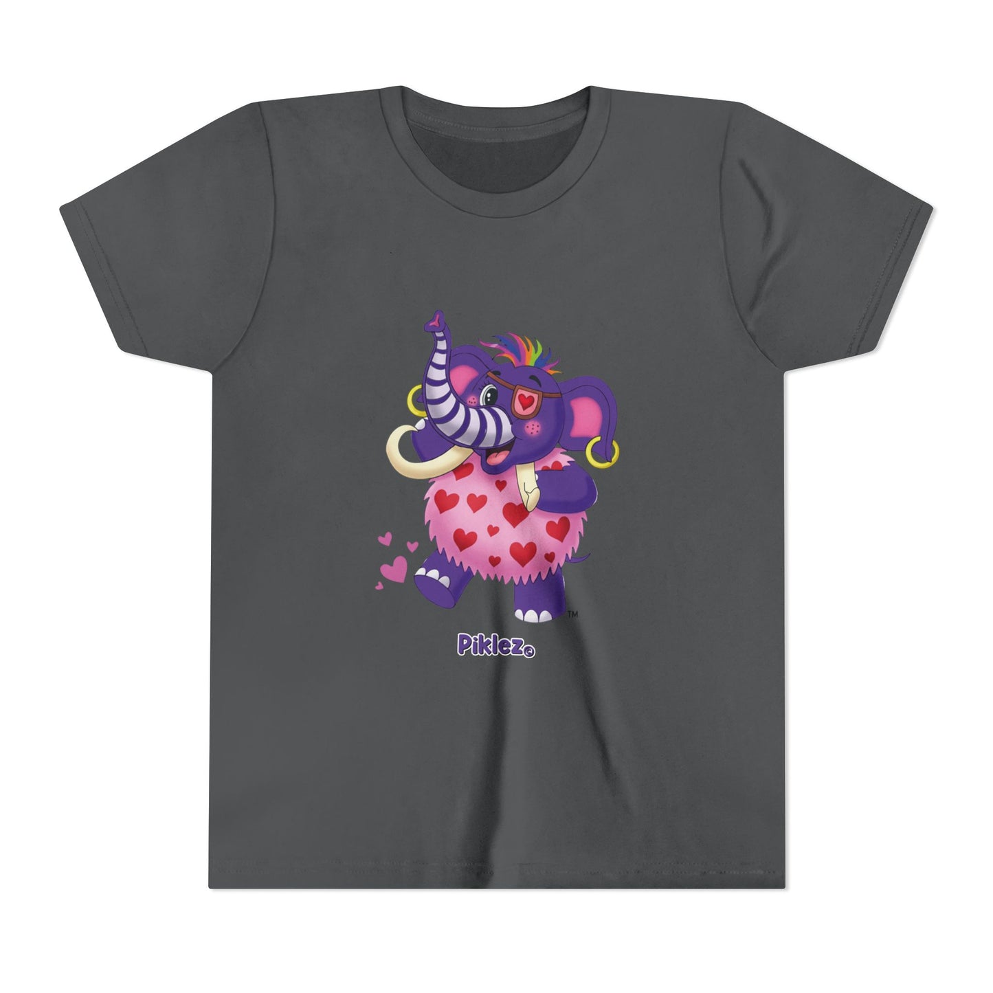 Piklez™ Youth Short Sleeve Tee – "Full of Love!" Graphic Shirt | Smile Universe Collection