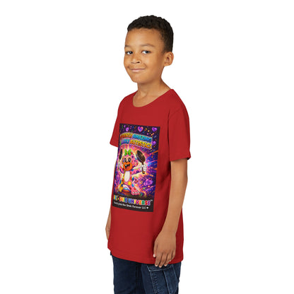 Panz™ Youth Short Sleeve Tee – "Differently Amazing & Loudly Autistic!" Graphic | Smile Universe Collection