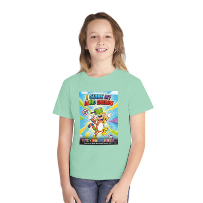 Potz™ Youth Midweight Tee – "I Guide My ADHD Energy!" Graphic Tee | Smile Universe Collection