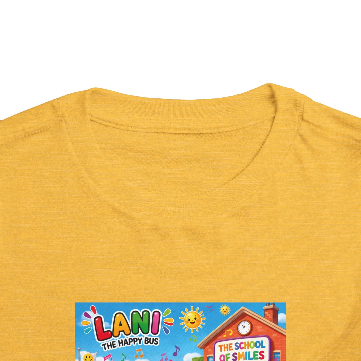 Lani™ Toddler Short Sleeve Tee – "Let's Sing Happiness Together!" Graphic