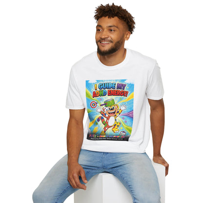 Potz™ Unisex Softstyle T-Shirt – "I Guide My ADHD Energy!" Graphic Tee | Smile Universe Collection