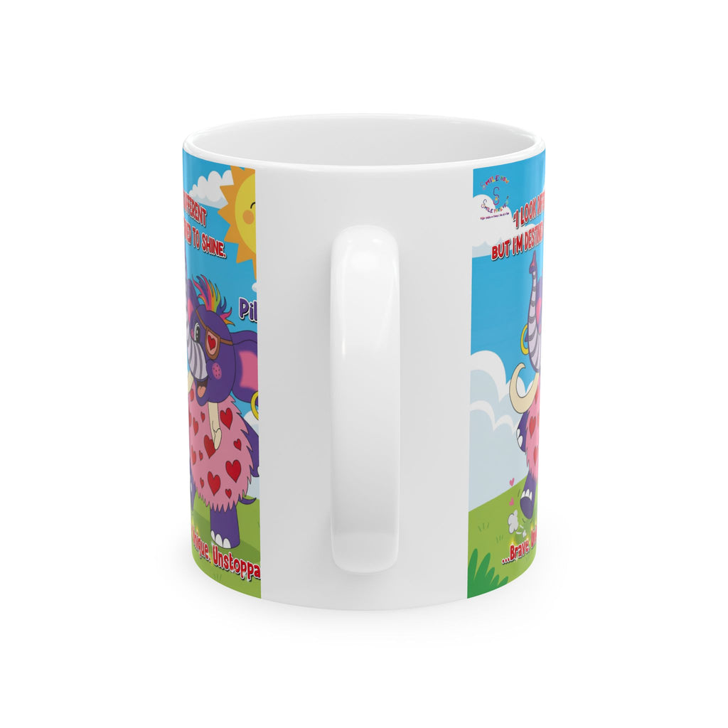 Piklez™ Ceramic Mug (11oz, 15oz) – “Destined to Shine” Coffee Cup | Smile Universe Collection