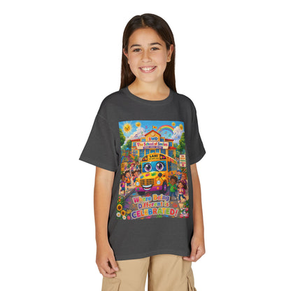 Lani™ Youth DryBlend® T-Shirt – "Where Being Different is CELEBRATED!" Graphic Shirt
