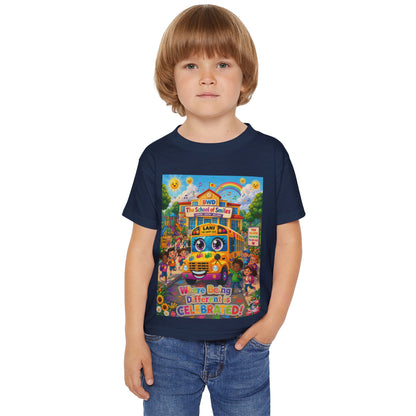 Lani™ Heavy Cotton™ Toddler T-Shirt – "Where Being Different is CELEBRATED!" Graphic Shirt